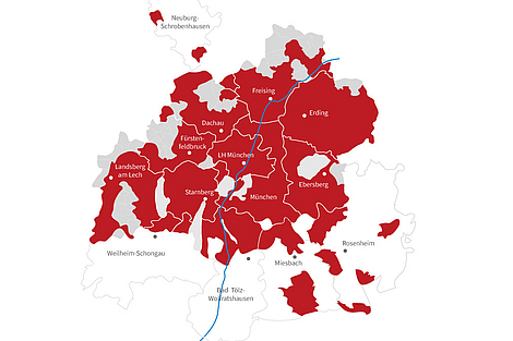PV-Mitglieder 2022 © Planungsverband Äußerer Wirtschaftsraum München (PV)